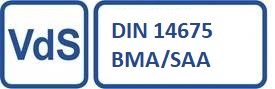 SWS TeldaSec: Siegel VdS DIN 14675 BMA/SAA
